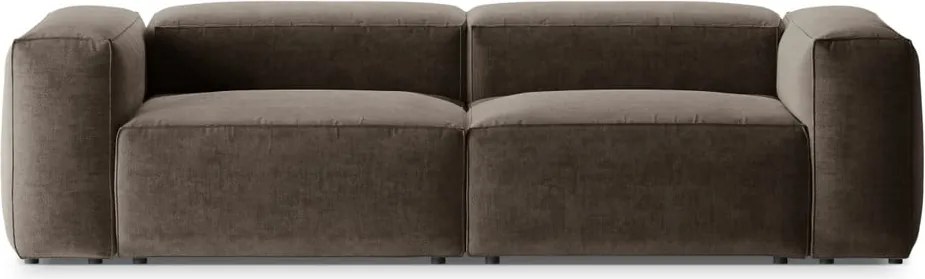 Canapea maro 264 cm Bergamo – Cosmopolitan Design