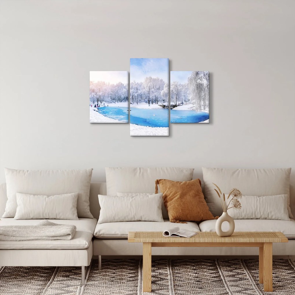Tablou - Lac de gheață (90x60 cm)