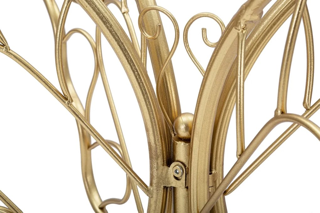 Consola Butterfly, Mauro Ferretti, 110x40x76 cm, fier, auriu