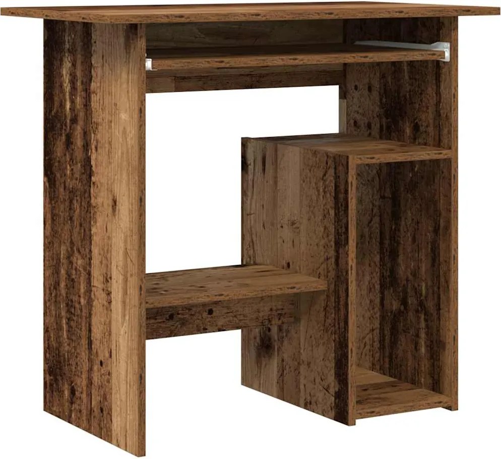 vidaXL Birou, lemn vechi, 80x45x74 cm, lemn prelucrat