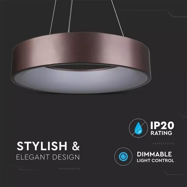 Lustră LED dimmabilă pe cablu LED/20W/230V