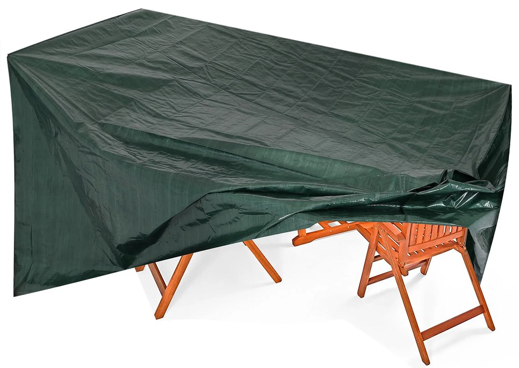 Deuba Husa de protectie pentru fitinguri 242x162x100cm - verde