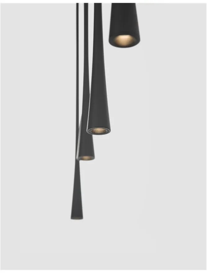 Lustra LED moderna cu 5 pendule Goccio NVL-9504001