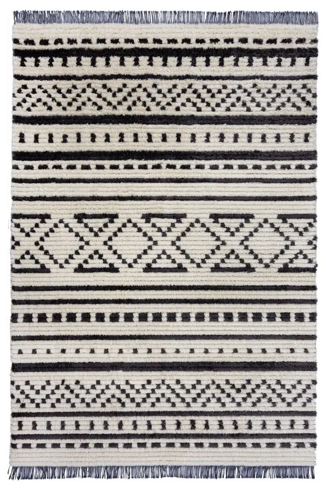 Covor negru-alb 120x170 cm Sabri – Flair Rugs