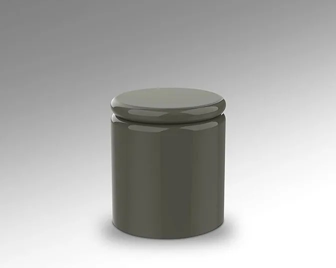 Masuta laterala rotunda din MDF Nola verde