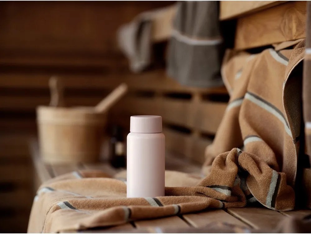 Cană termos roz-deschis din oțel inoxidabil 400 ml Singles – Zone