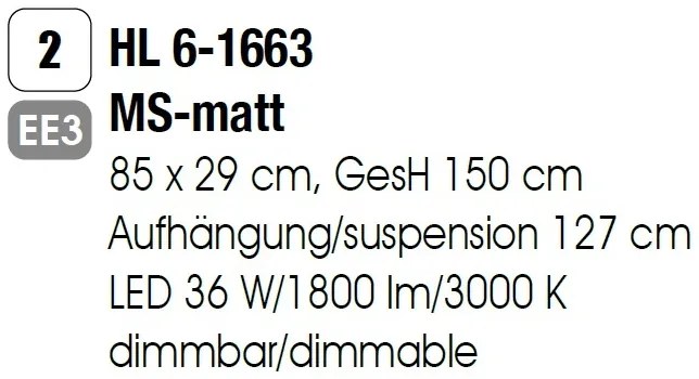 Lustra suspendata dimabila Circus satin brass