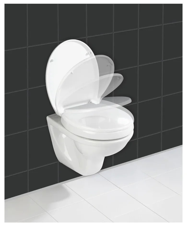 Capac WC pentru seniori Wenko Secura, 43,5 x 37 cm