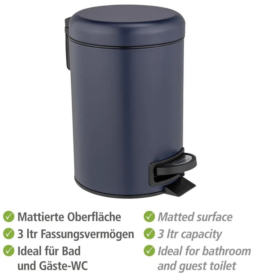 Coș de gunoi cu pedală din oțel 3 l Leman – Wenko