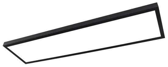 Plafonieră LED pentru baie FRAME LED/40W/230V 120x30 cm IP44 negru Brilagi