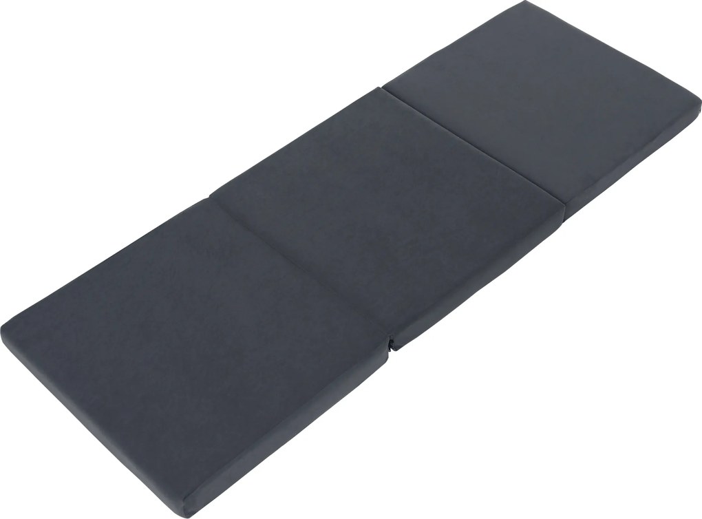 Saltea pliabilă, spumă, 65x180, gri, LEVI 65