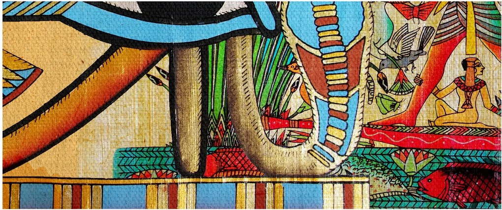 Tablou- Pictură egipteană (120x50 cm)