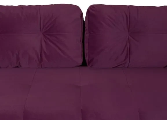 Canapea Extensibila Cu Lada Depozitare Dreamer, Visiniu, 260 x 110 x 100 Cm