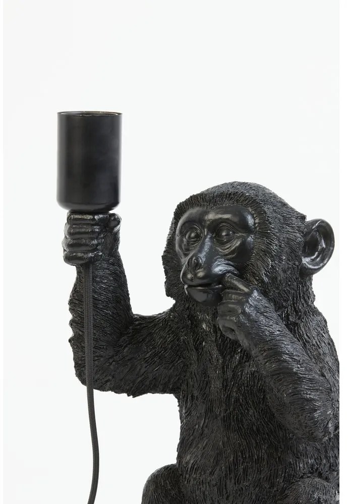 Veioză neagră (înălțime 34 cm) Monkey – Light &amp; Living