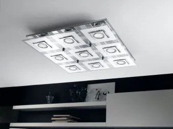 Plafoniera moderna 9 becuri GU10 LED CABO 92877 Eglo