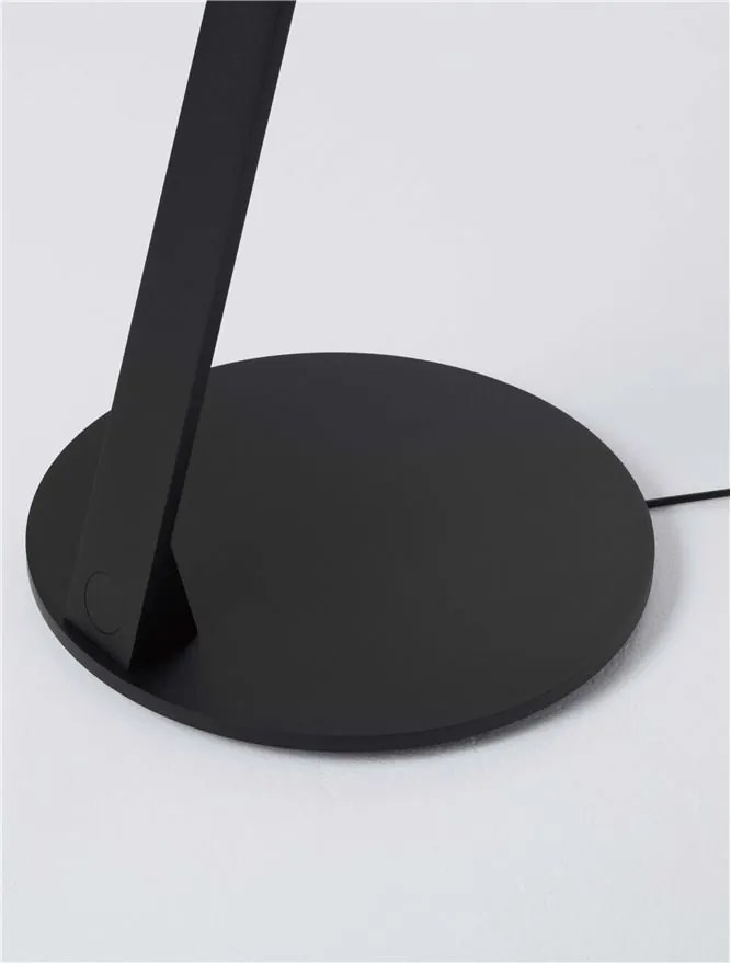 Lampadar/Lampa de podea LED stil minimalist LUSA negru/cafeniu