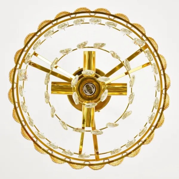 Brilagi - Lustră suspendată pe lanț CRISTAL, 5 x soclu E14 (max. 40 W pe bec), 230 V, diametru 38 cm