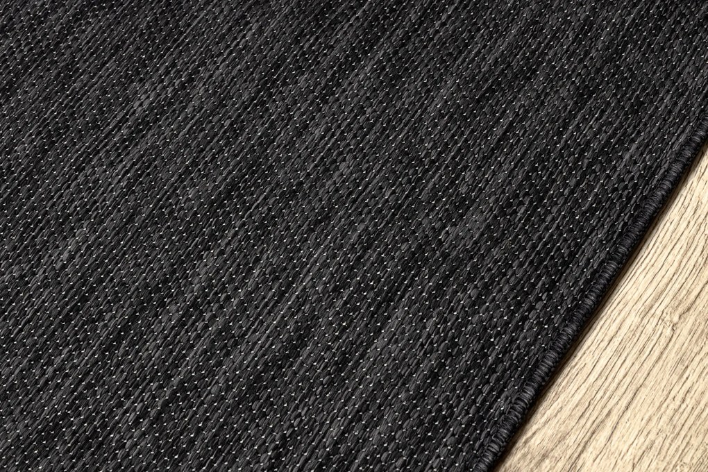 Covor SISAL SION A5165A Melanj țesute plate negru