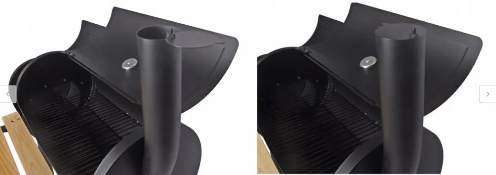 Grătar dublu mare cu termometru XXL