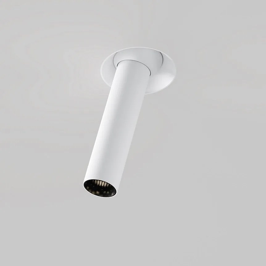 Spot LED incastrabil rotativ retractabil Focus T alb