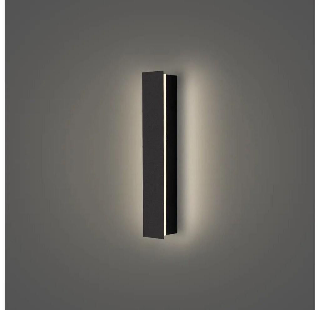 Brilagi - Aplica de exterior LINEAR LED, 8W, 230V, 4000K, IP65, negru