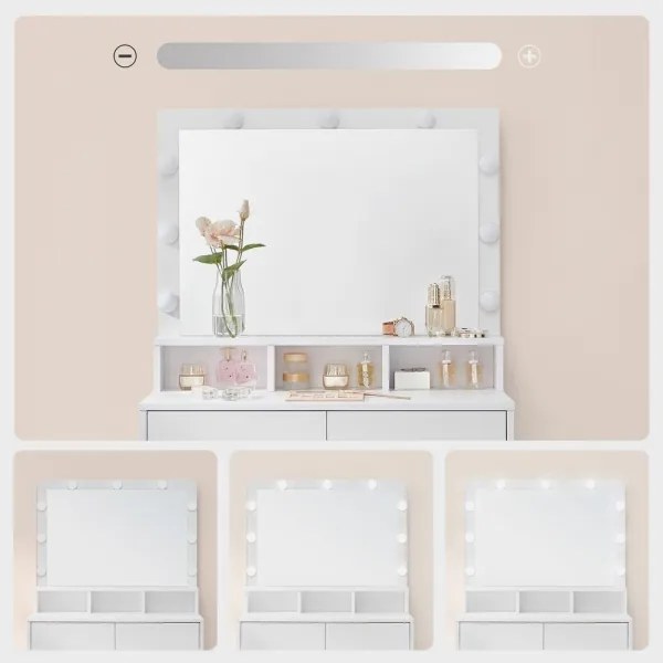 Masă de toaletă HATOR albă