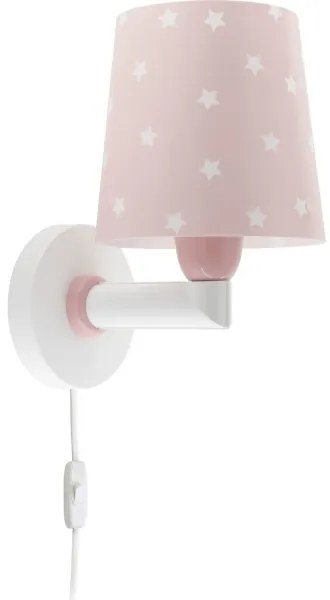 Aplică pentru copii STAR LIGHT 1xE27/60W/230V roz Dalber 82219S