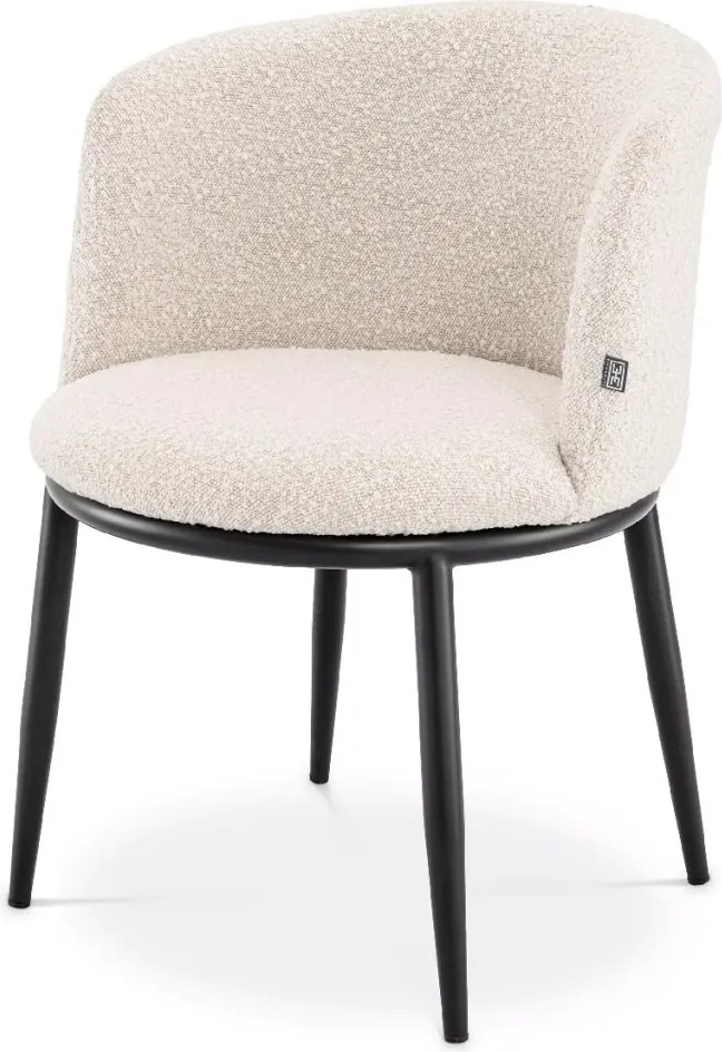 Set de 2 scaune LUX Filmore Boucle cream