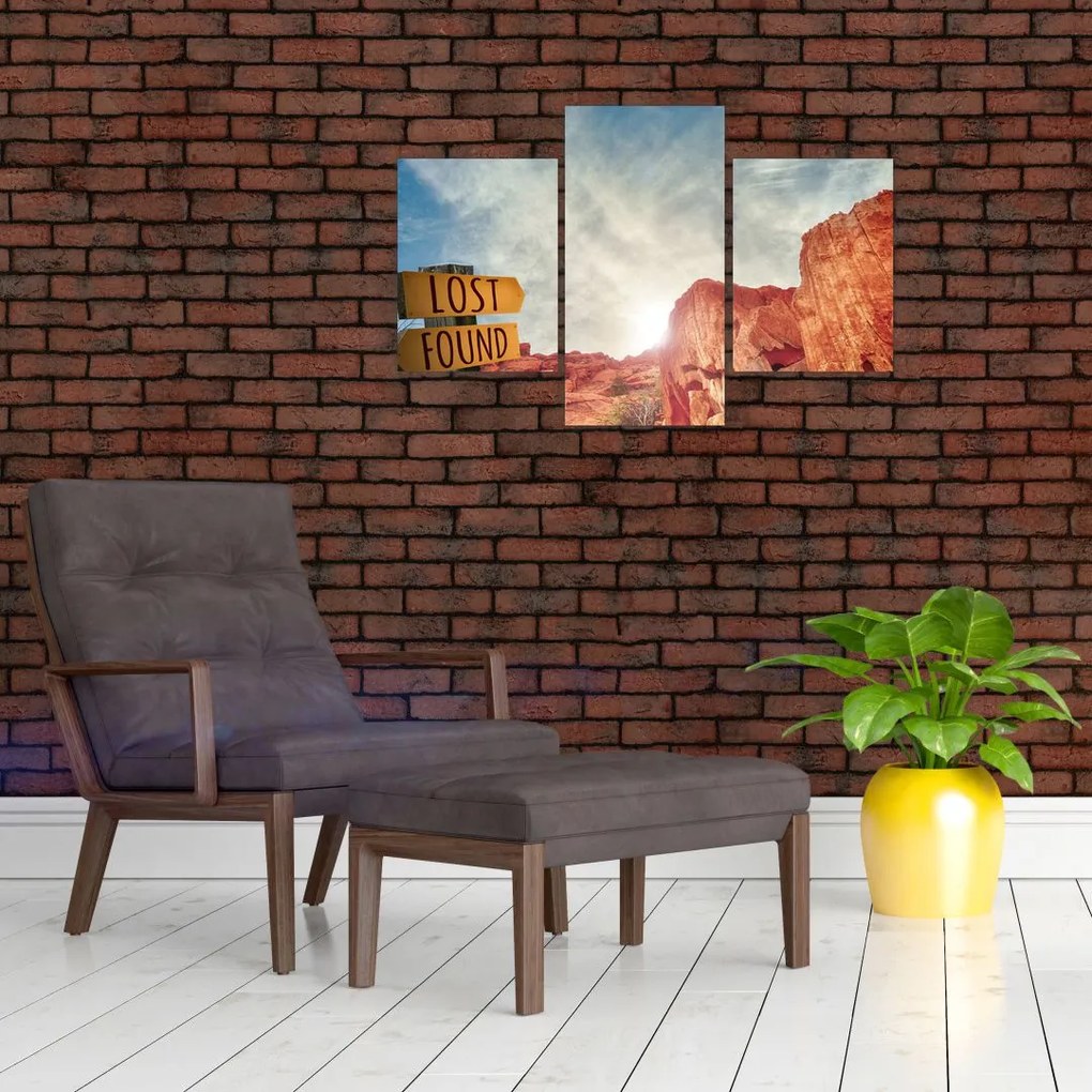 Tablou unui indicator cu inscripție (90x60 cm)
