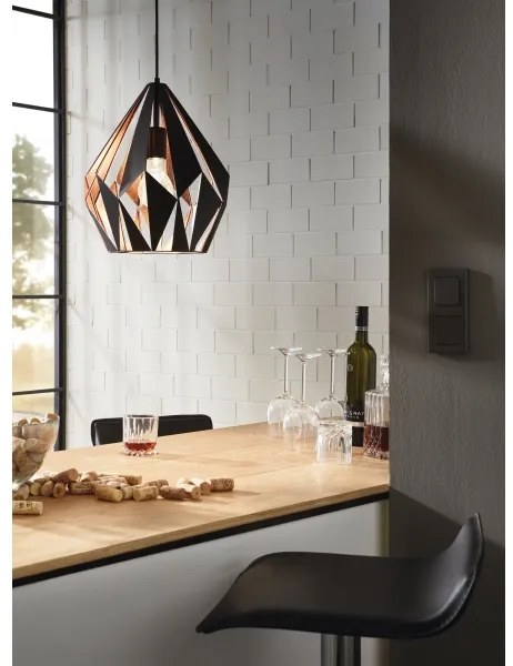 Eglo 49254 - Lustra CARLTON 1 1xE27/60W/230V