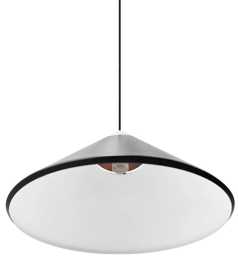 Lustra, Pendul Design Nordic Minimalist, Lemn, Metal, Kinto negru