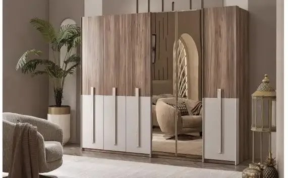Mobilier dormitor dulap 6 usi,Palermo
