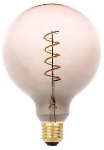 Bec LED FILAMENT SPIRAL G125 E27/4W/230V 2000K gri/roz