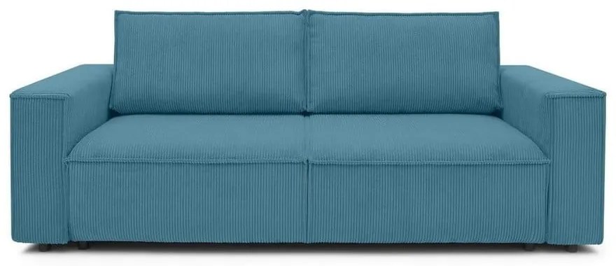 Canapea extensibilă din reiat Bobochic Paris Nihad, 245 cm, turcoaz