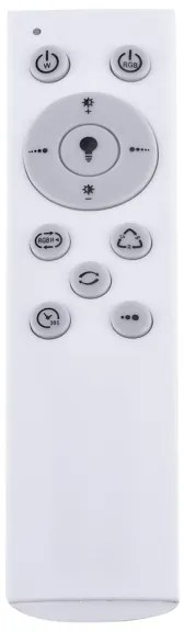 Plafonieră LED RGB dimabilă LUISA LED/28W/230V Leuchten Direkt 15220-16 + telecomandă