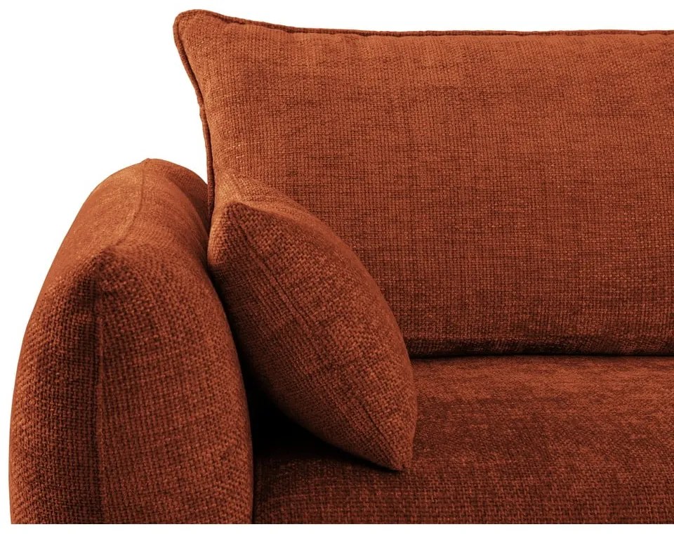 Canapea portocalie 240 cm Matera – Cosmopolitan Design