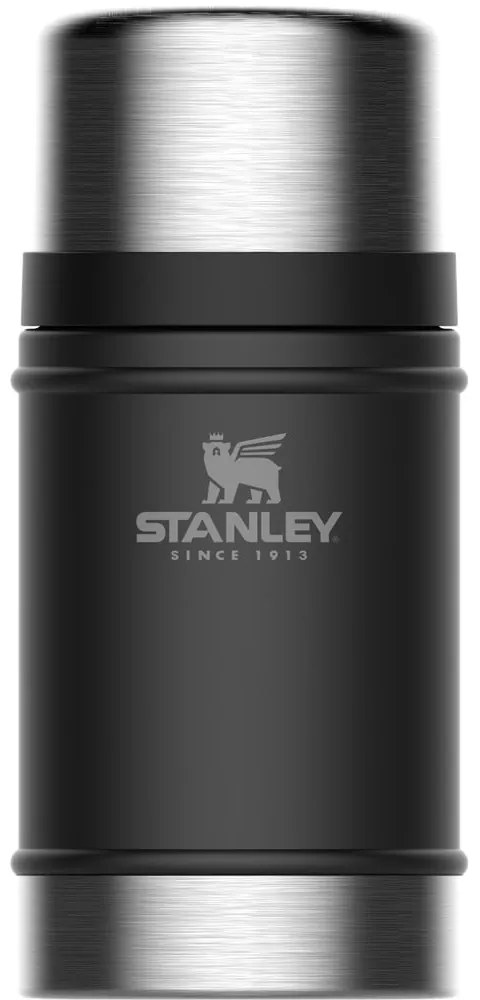 Termos negru pentru mâncare din oțel inoxidabil 700 ml Legendary Classic Black – Stanley