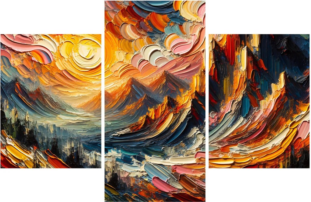 Tablou - Munte acoperit de soare (90x60 cm)