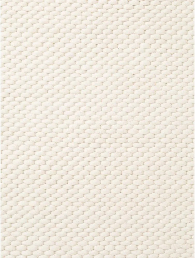 Covor crem țesut manual rotund din lână ø 160 cm Lyon Beans – Elle Decoration