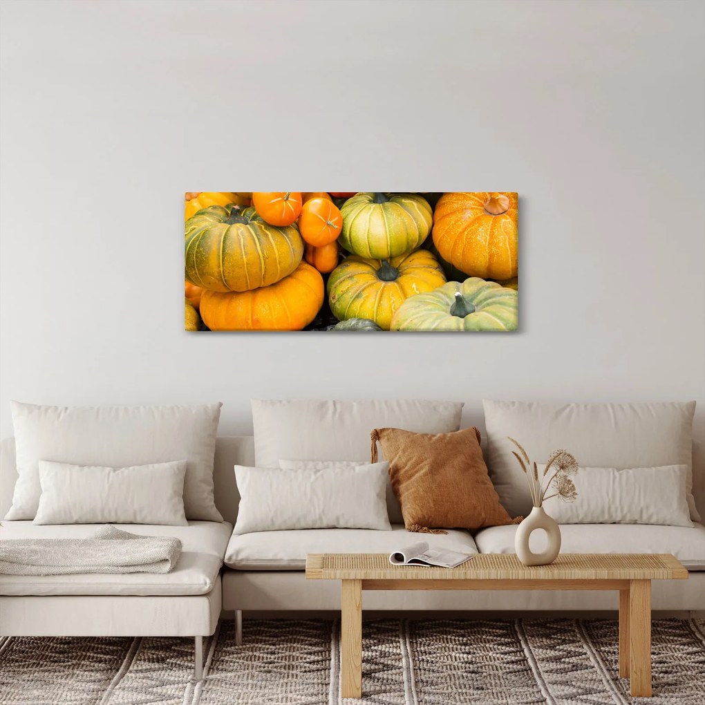 Tablou - Dovleac de toamnă (120x50 cm)