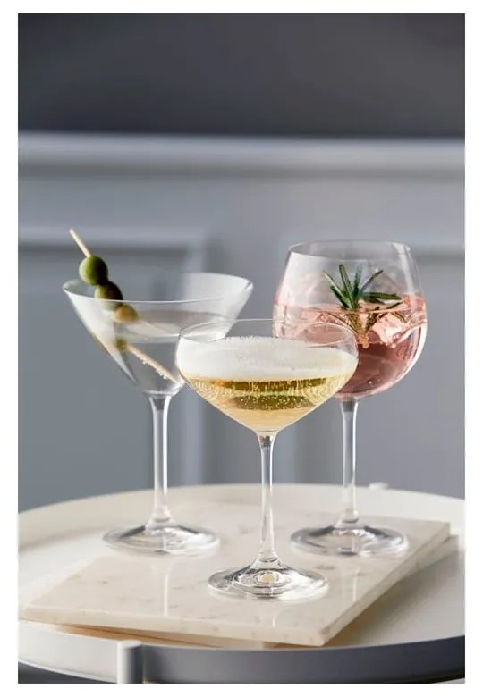 Set 4 pahare pentru gin & tonic Lyngby Glas Juvel, 570 ml