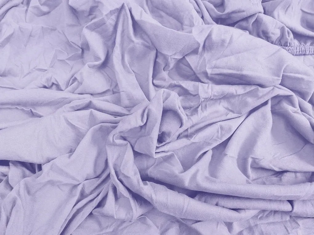 Cearsaf jersey cu lycra violet 180 x 200 cm