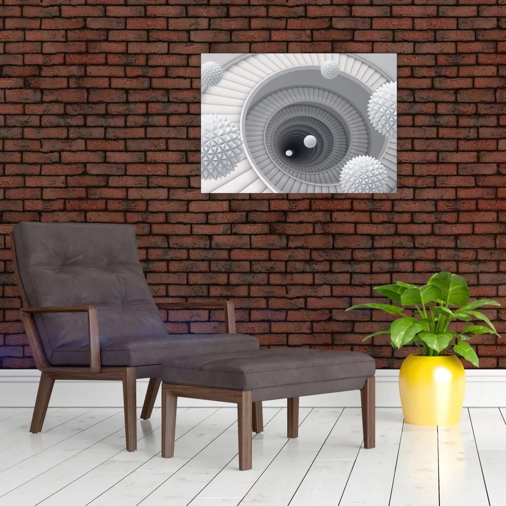 Tablou cu abstracție 3D (70x50 cm)
