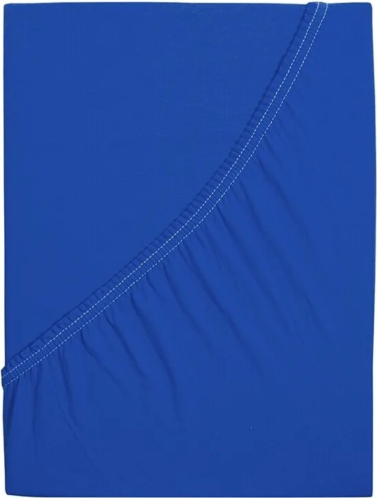 Cearșaf de pat 4Home jersey Ideal royal blue, 100 x 200 cm