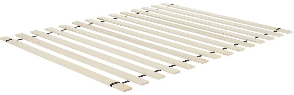 Pat matrimonial 140 cm AMBRE (cu somieră) (negru). Promo -40%. 1007087