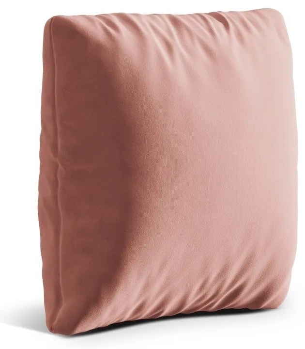 Pernă pentru canapea roz cu tapițerie din catifea Kemi – Cosmopolitan Design