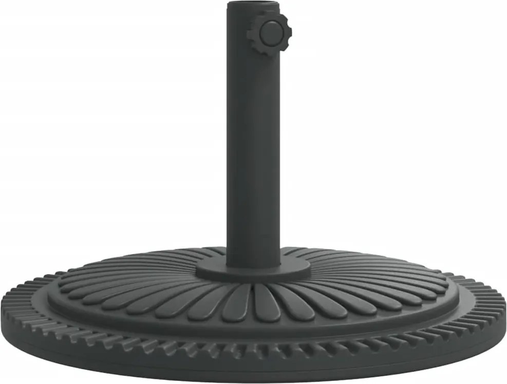 vidaXL Suport umbrelă pentru stâlpi Ø38 / 48 mm, 12 kg, rotund