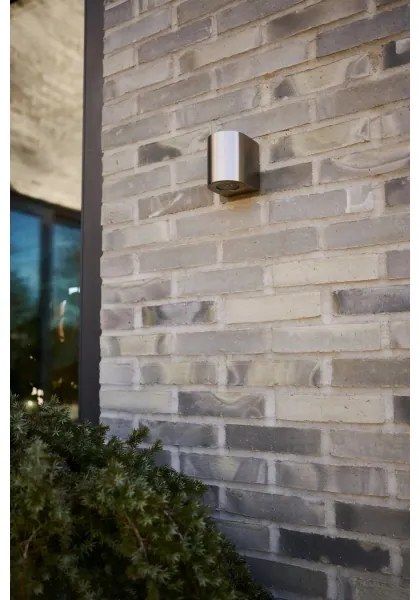 Nordlux - Aplică de perete LED pentru exterior CANTO, 2xLED/6W/230V, IP44, inox