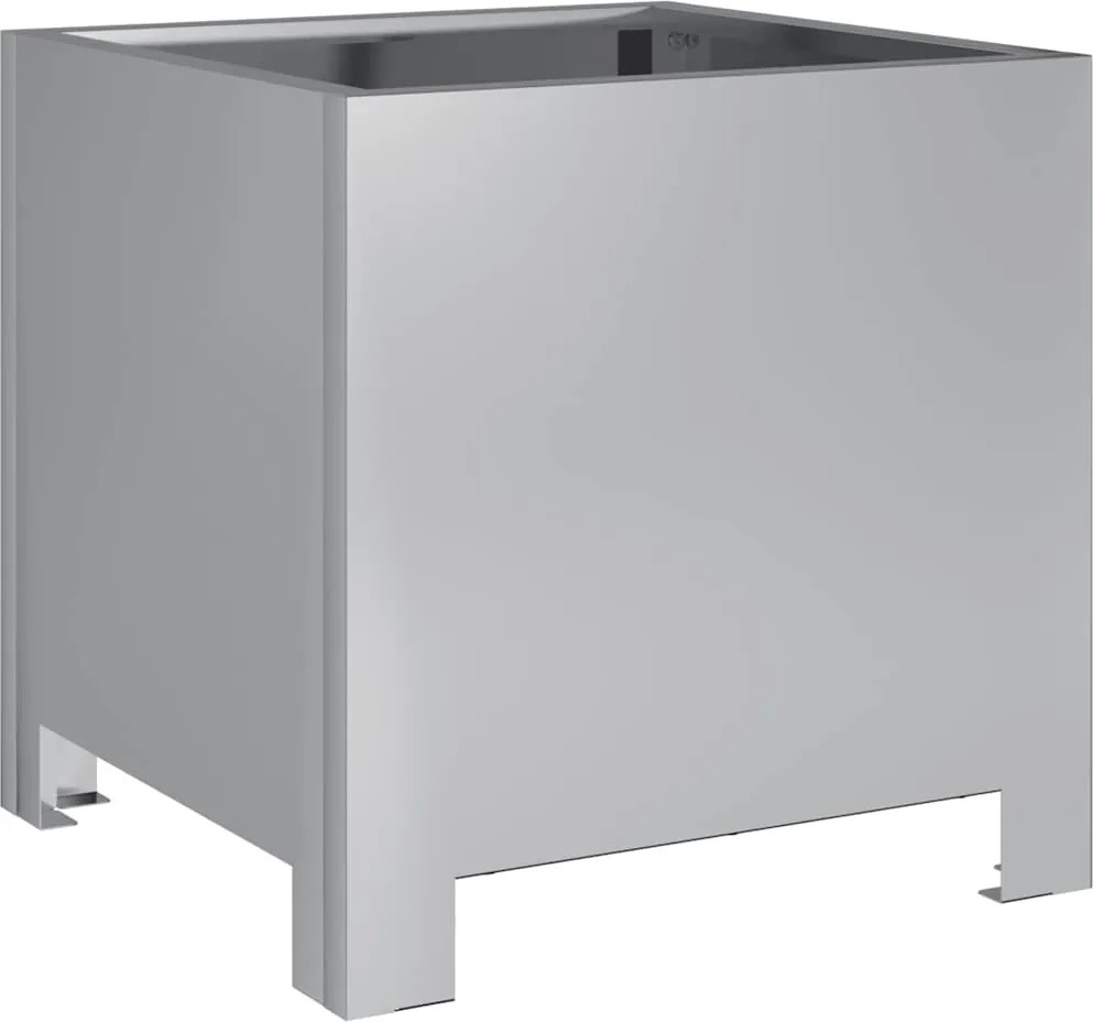 vidaXL Jardinieră de grădină, 30x30x30 cm, oțel galvanizat