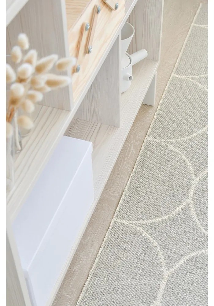 Covor tip traversă pentru interior și exterior crem 70x300 cm Boo Linen – Pappelina